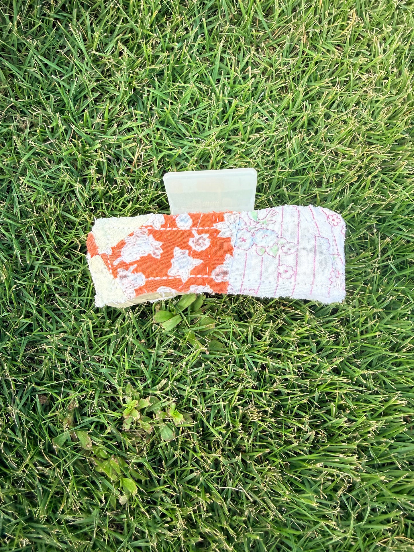 Vintage Quilt Claw Clip 3.5in 52