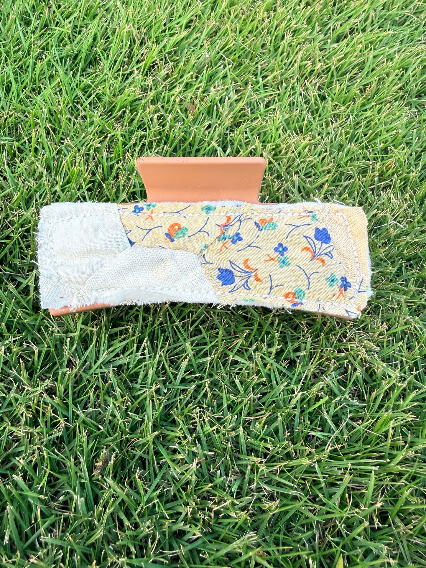 Vintage Quilt Claw Clip 4.3in 22