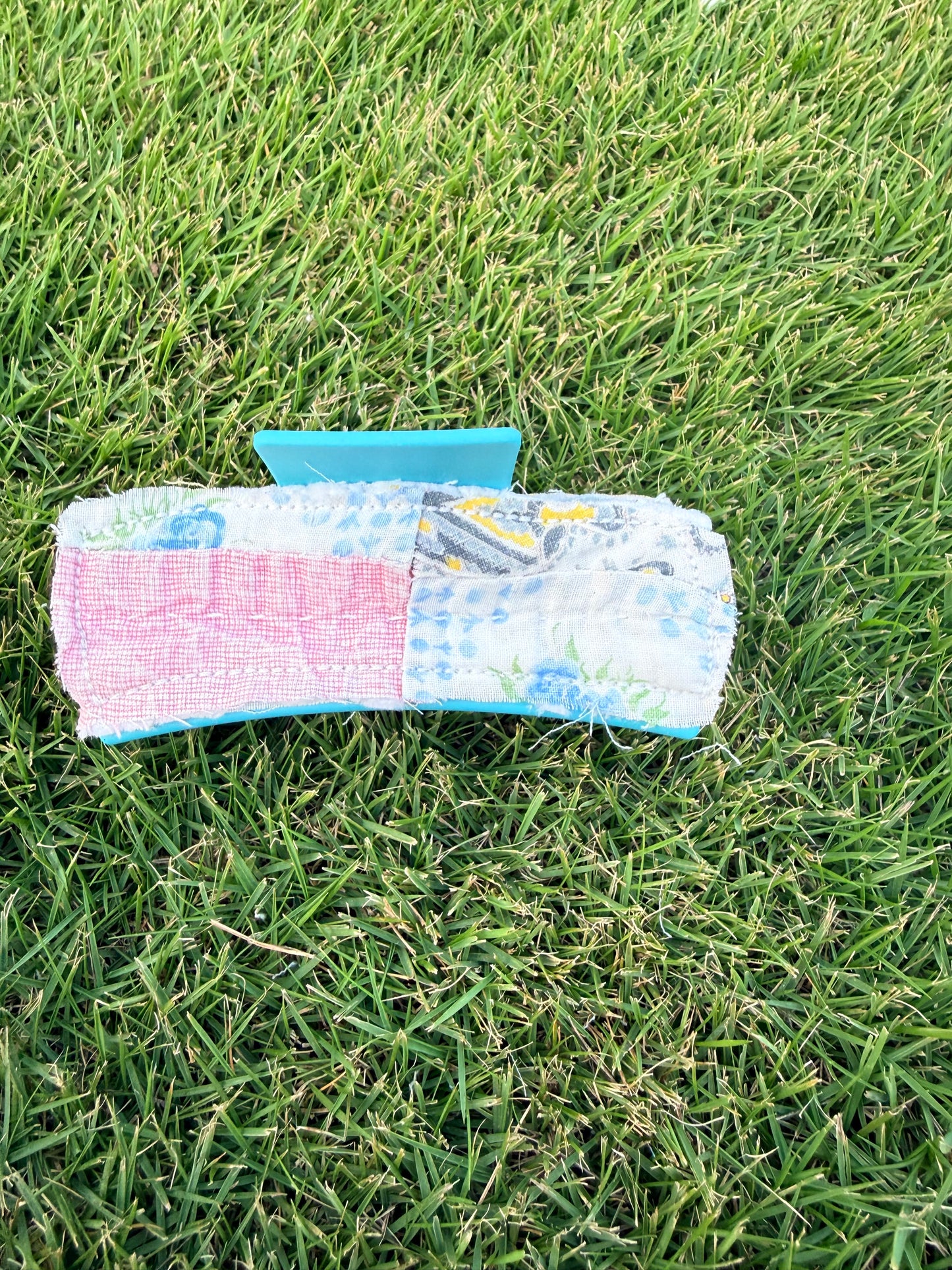Vintage Quilt Claw Clip 4.3in 21