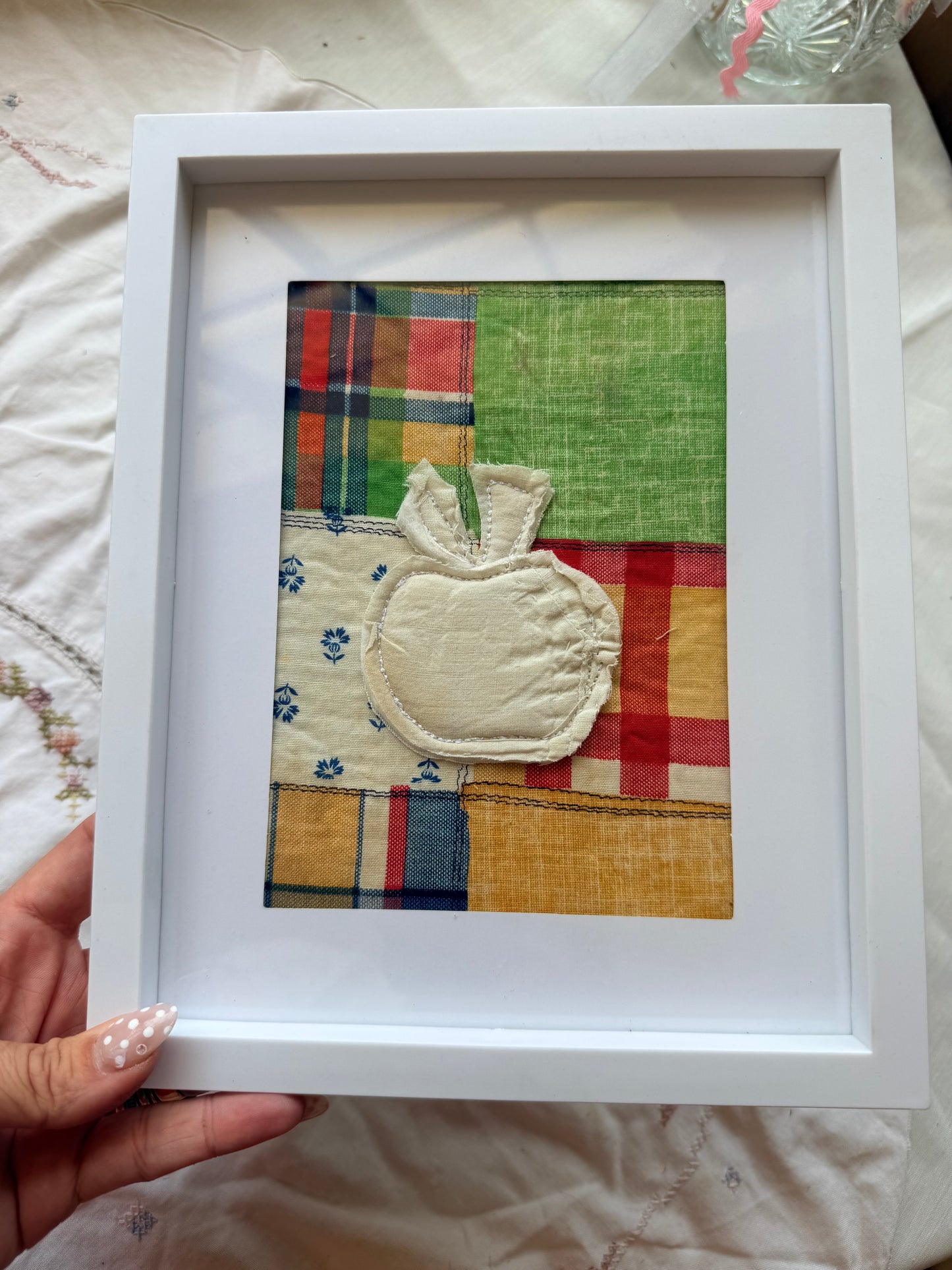Vintage Quilt Apple 3 8x10 with 5x7 Matte