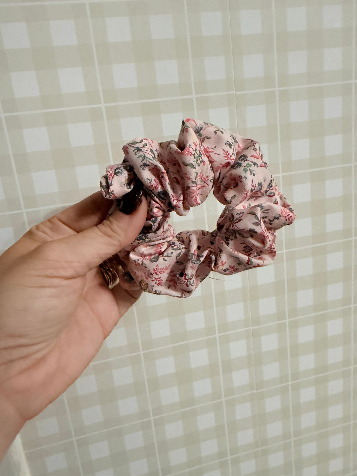Vintage Fabric Scrunchies