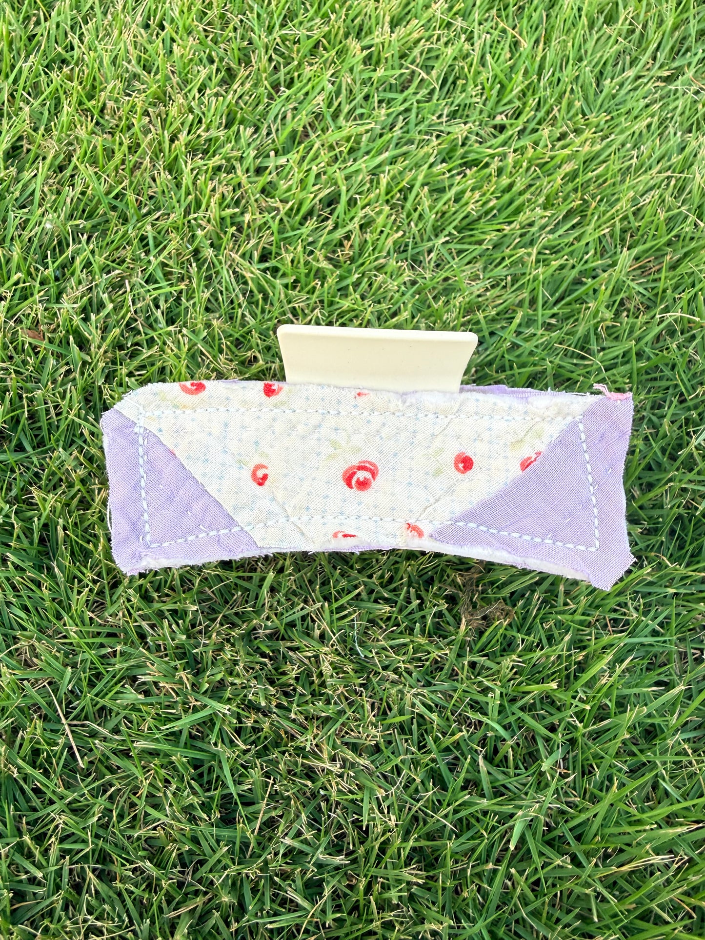Vintage Quilt Claw Clip 4.3in 8