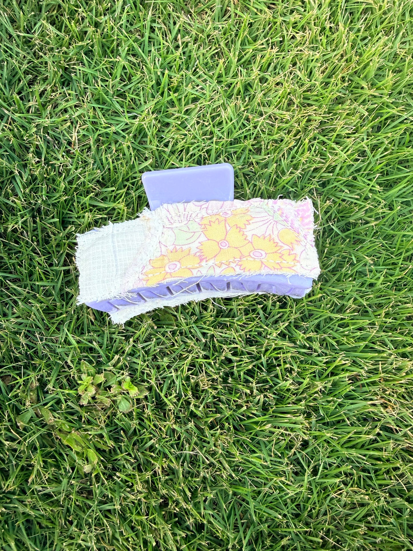 Vintage Quilt Claw Clip 3.5in 59