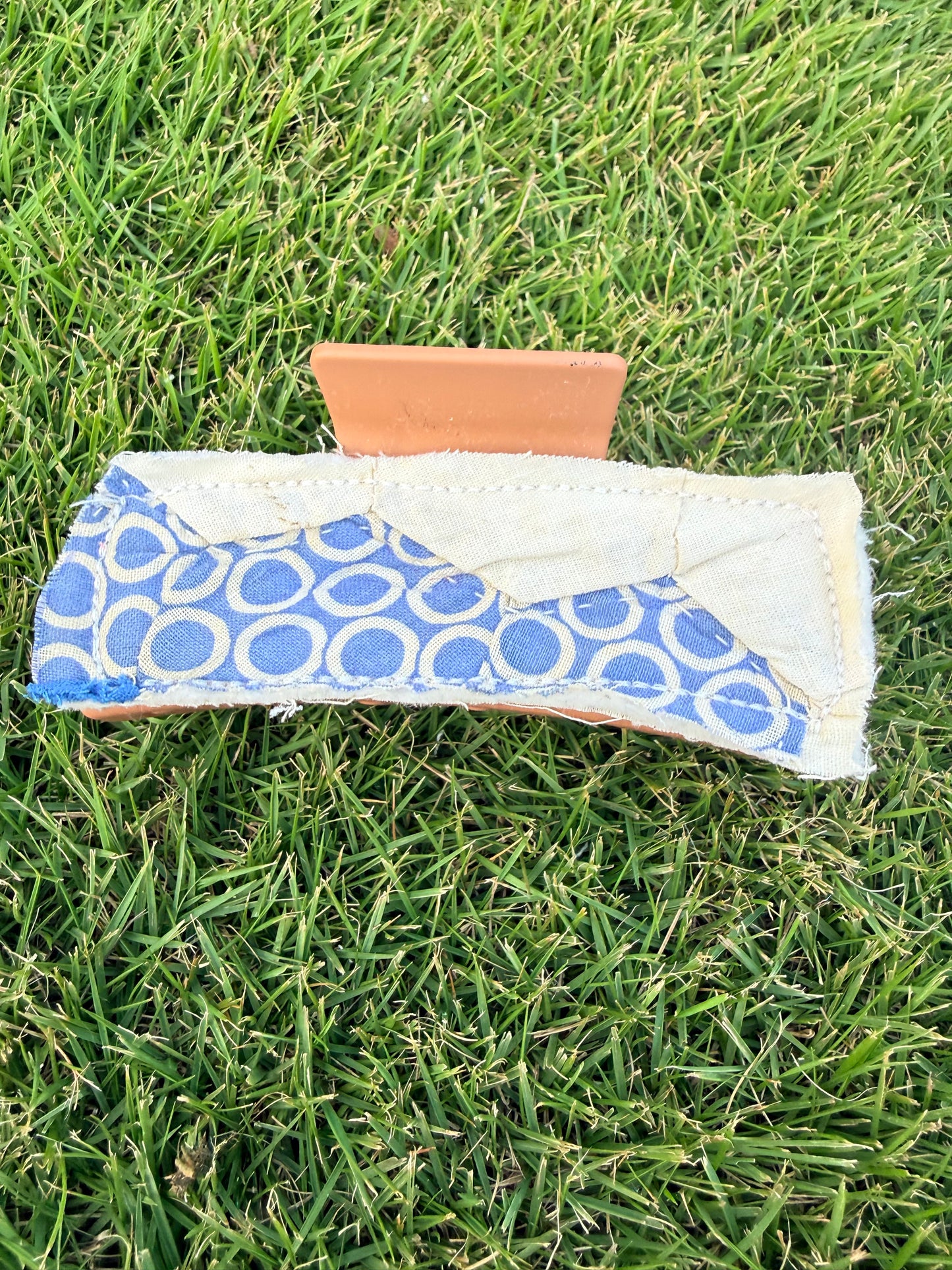 Vintage Quilt Claw Clip 4.3in 22