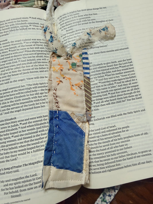 Vintage Quilt Bookmark 22