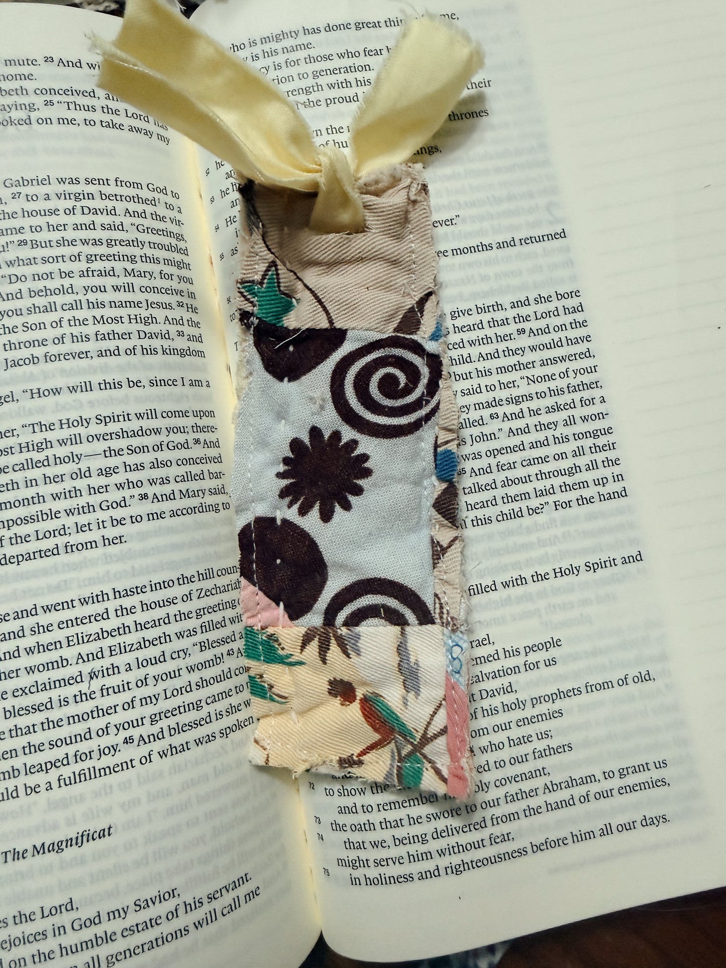 Vintage Quilt Bookmark 23