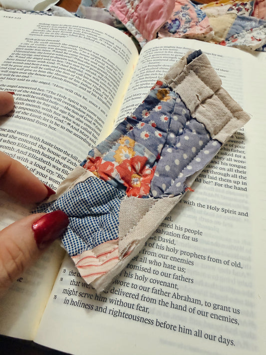 Vintage Quilt Bookmark68