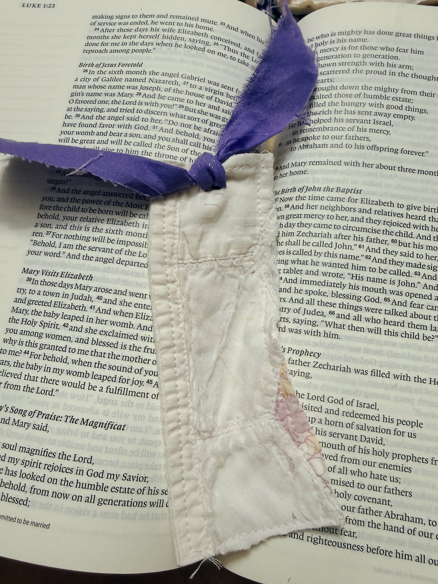 Vintage Quilt Bookmark 45