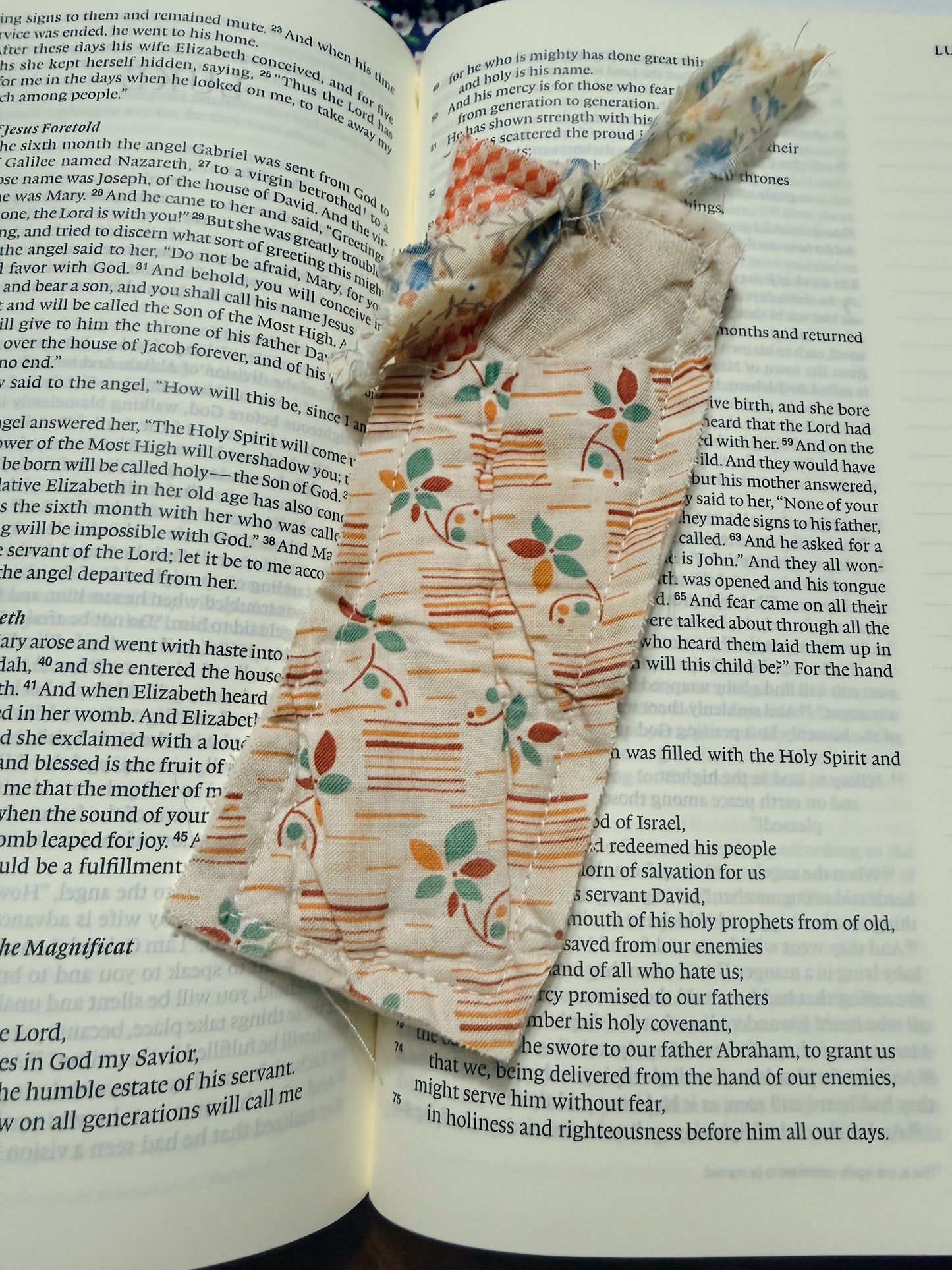 Vintage Quilt Bookmark 28