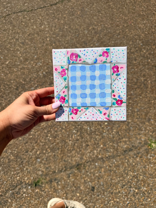 6x6 quilt art block