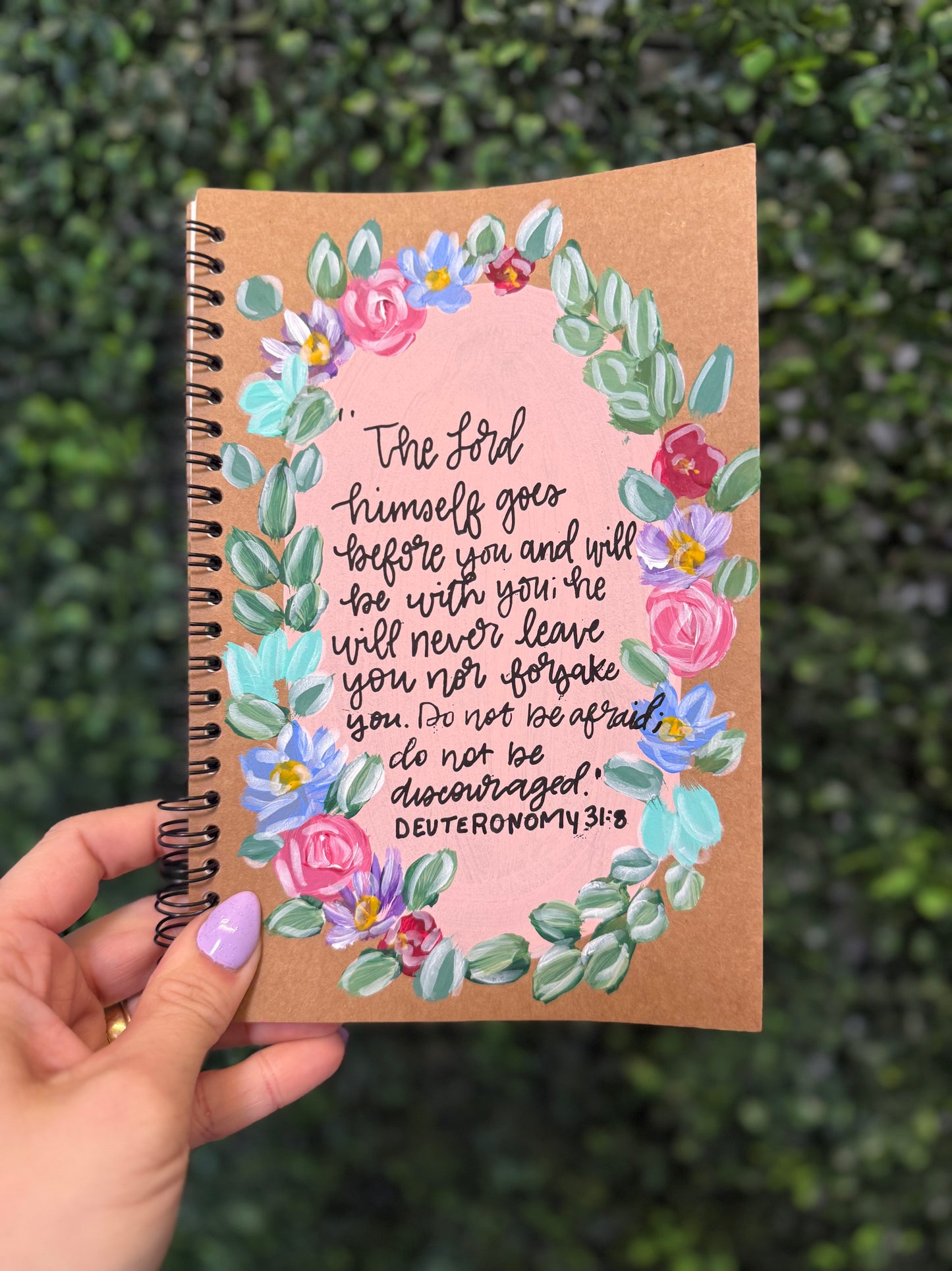 Handpainted Journal- 5197