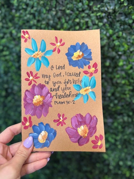 Handpainted Journal- 5158