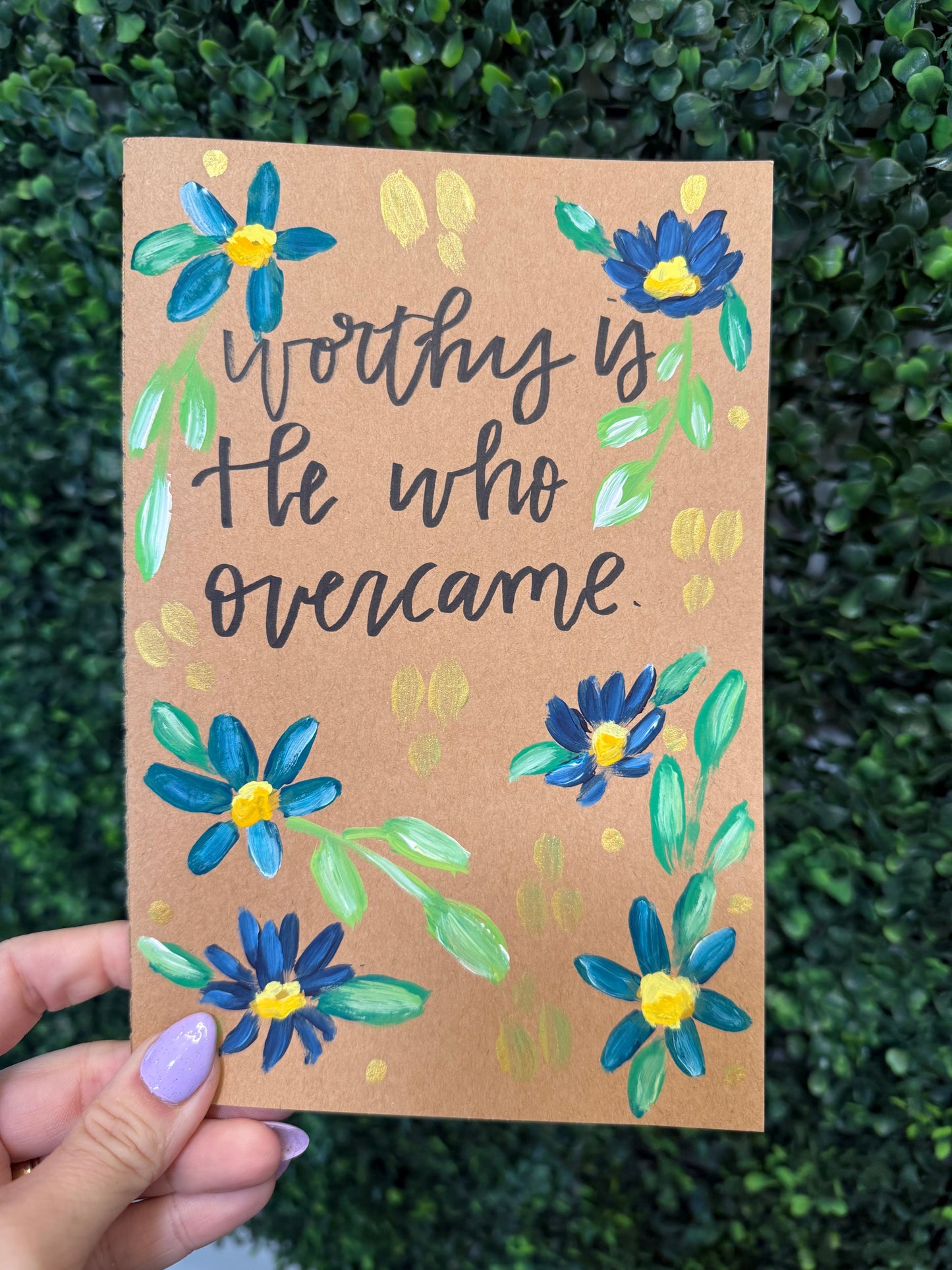 Handpainted Journal- 5132