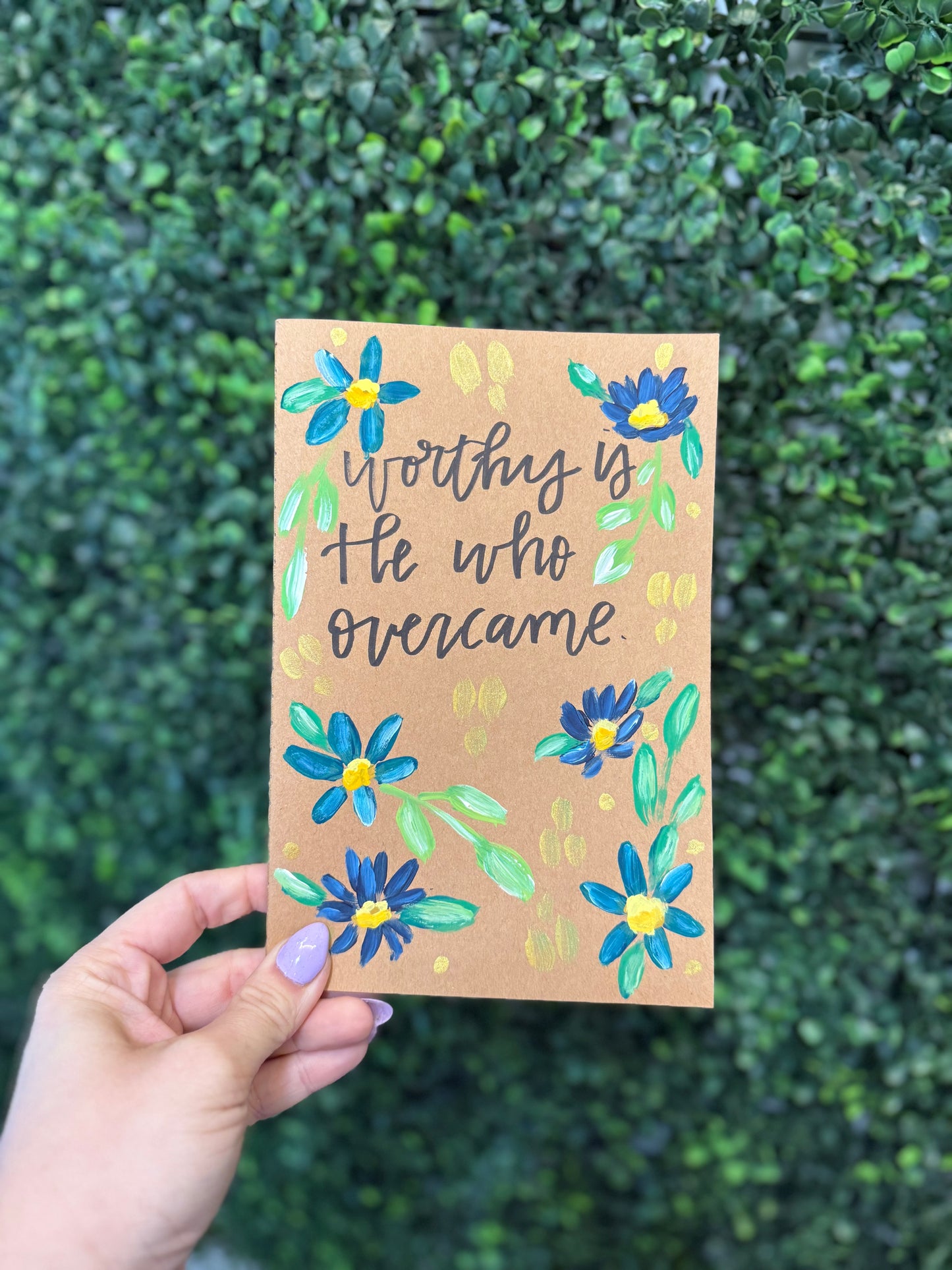 Handpainted Journal- 5172