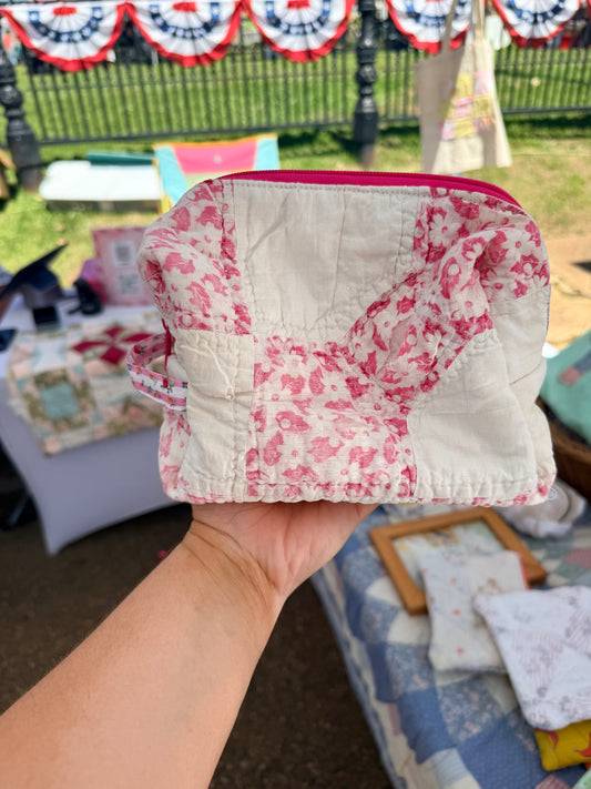 Box makeup pouch