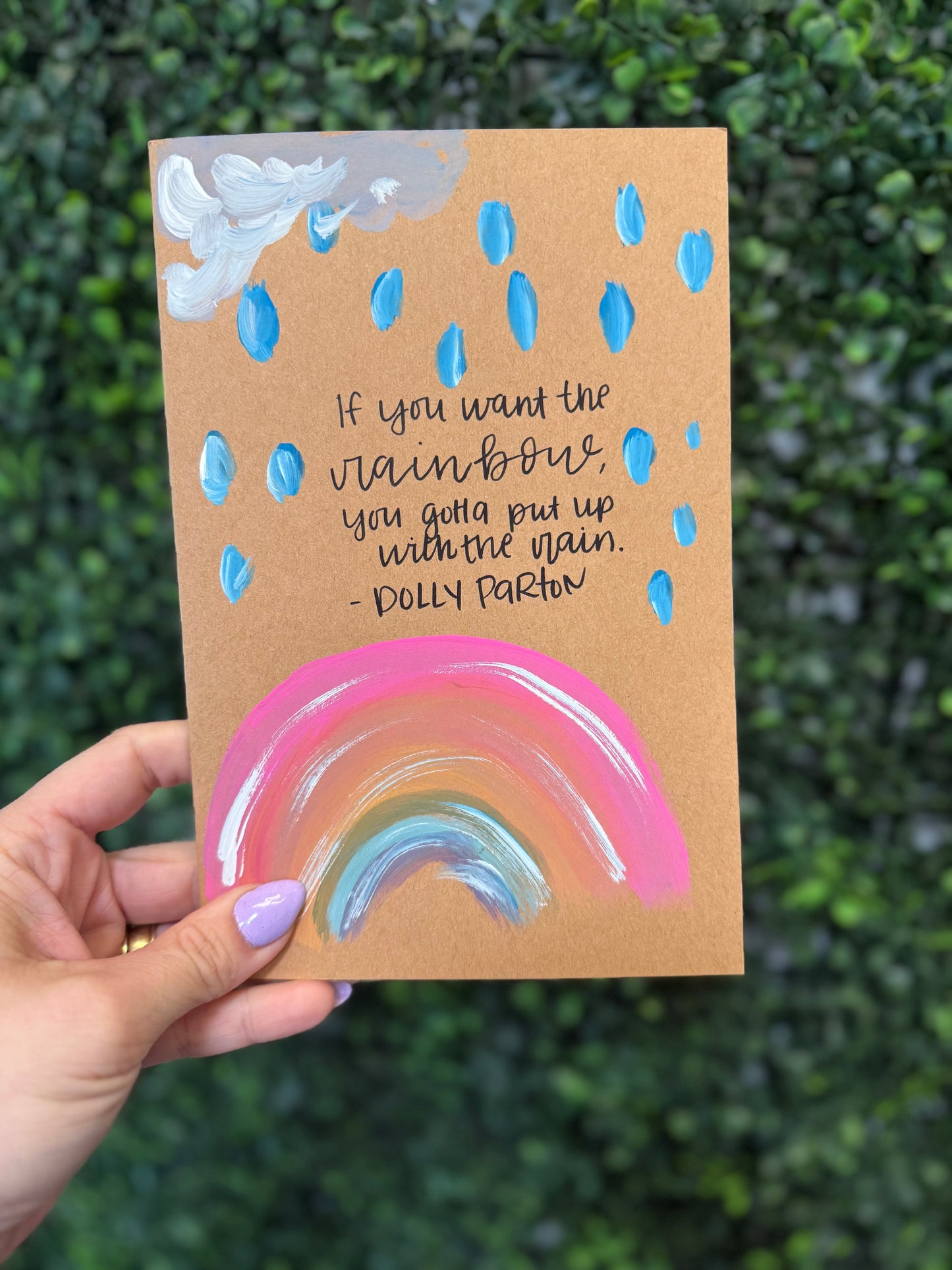 Handpainted Journal- 5177