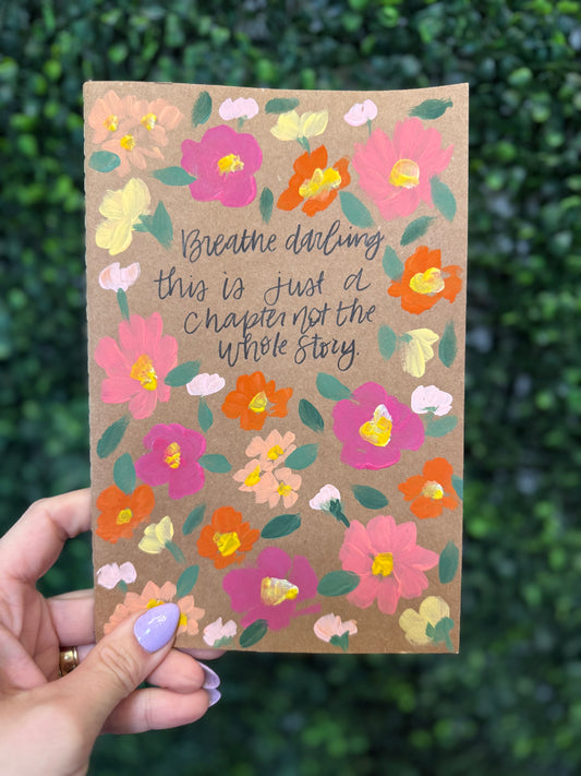 Handpainted Journal- 5173