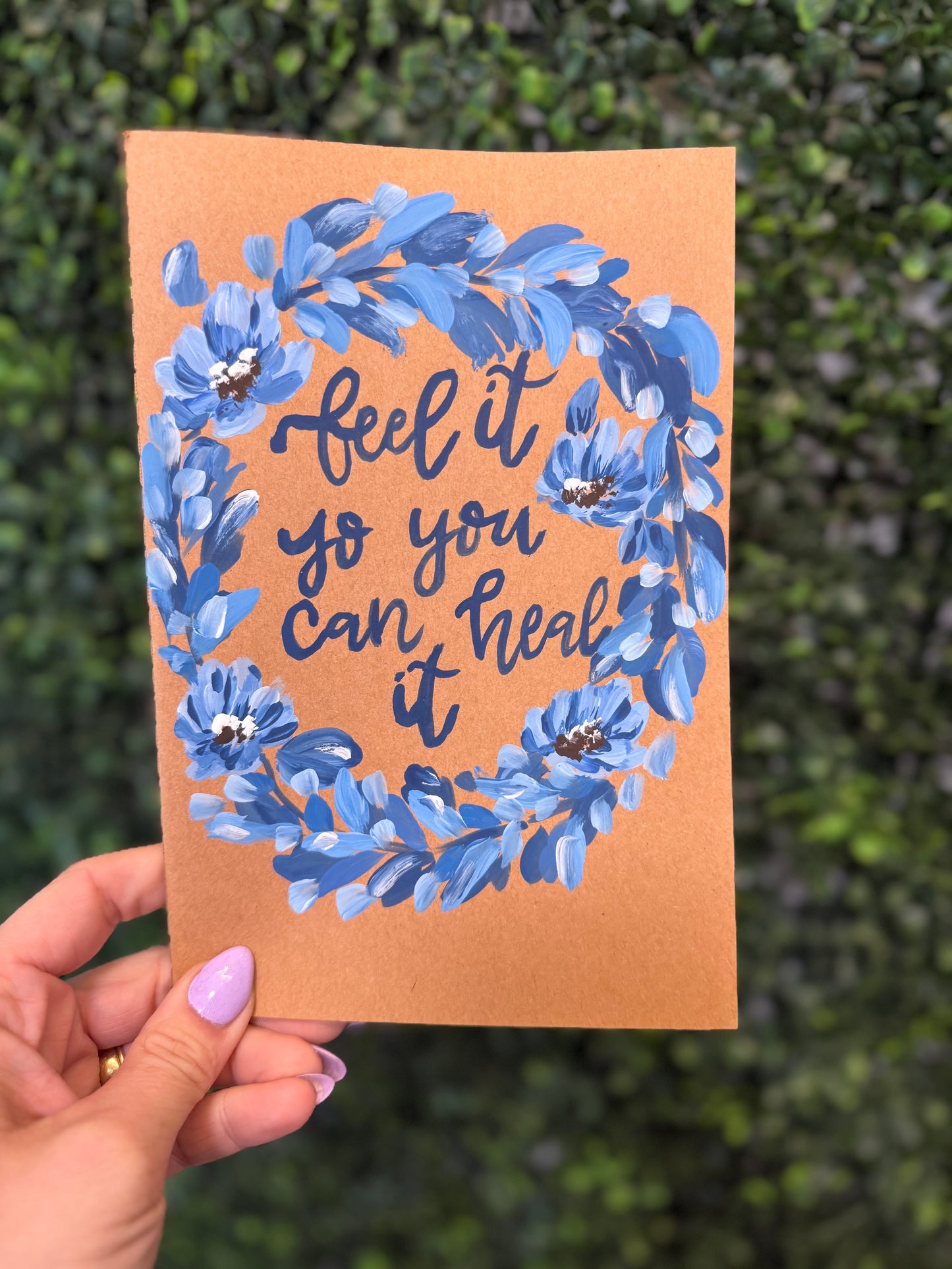 Handpainted Journal- 5191