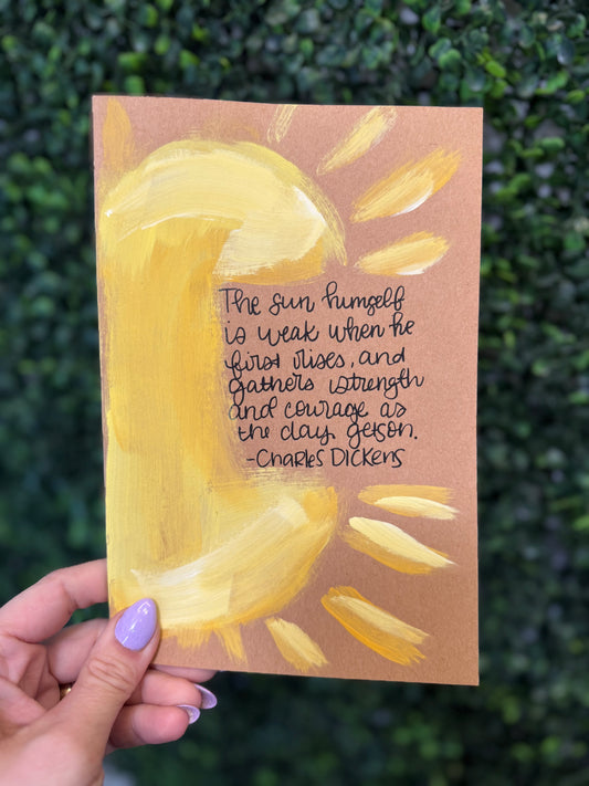 Handpainted Journal- 5176