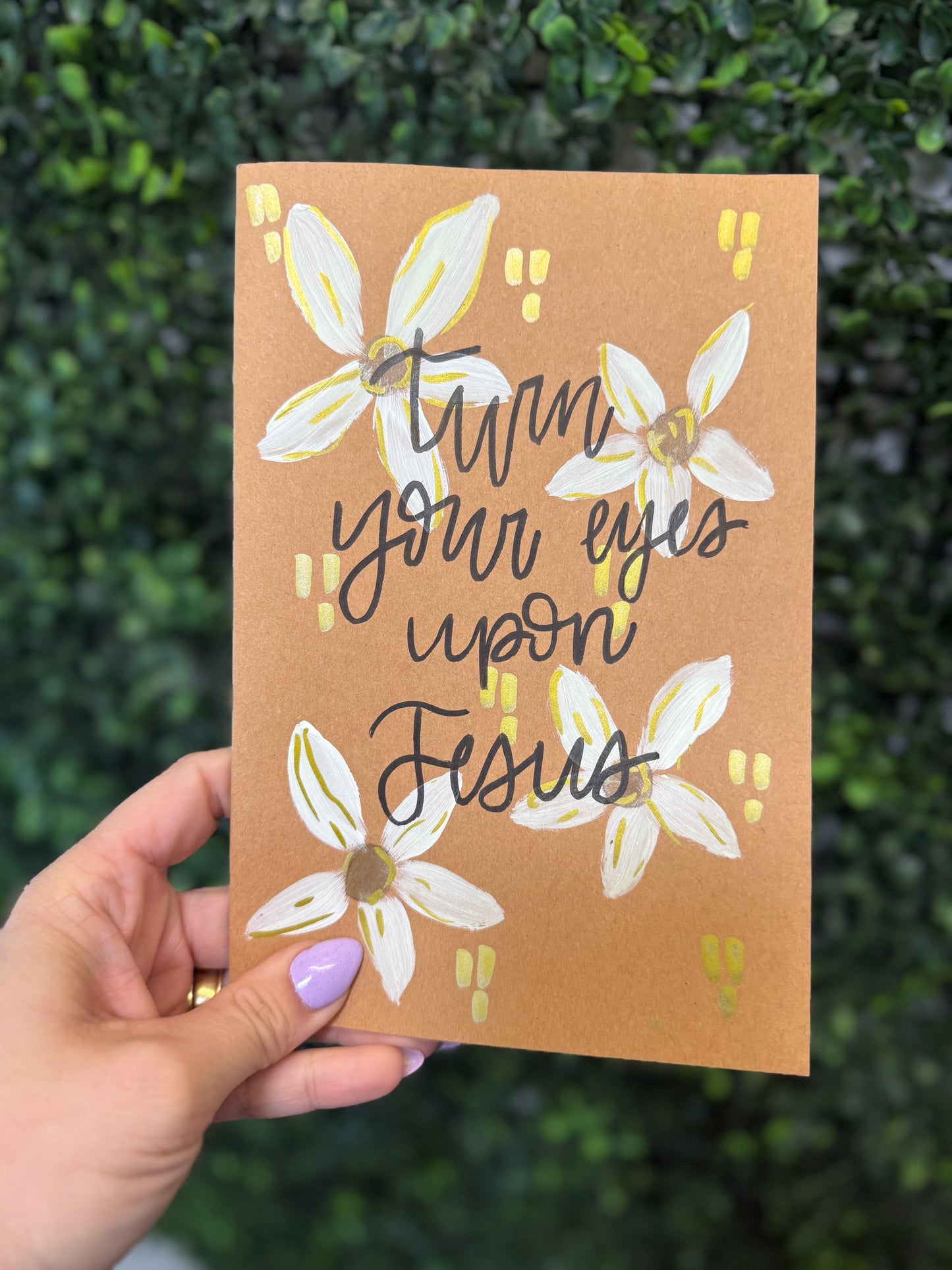 Handpainted Journal- 5181