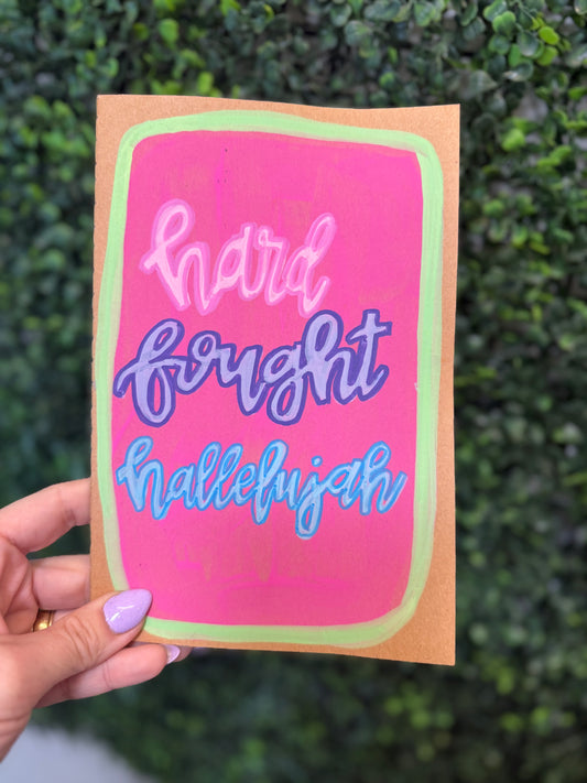 Handpainted Journal- 5188