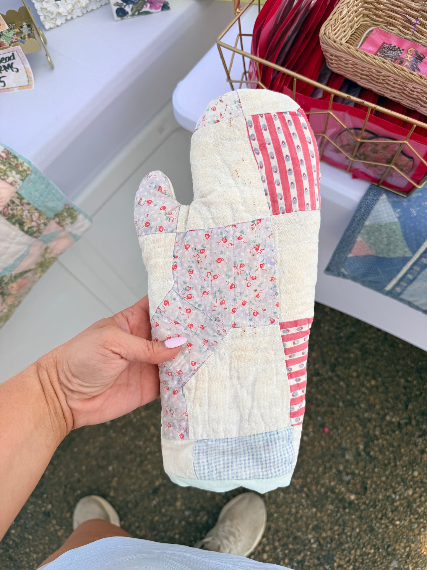 Quilt Oven Mitt 2