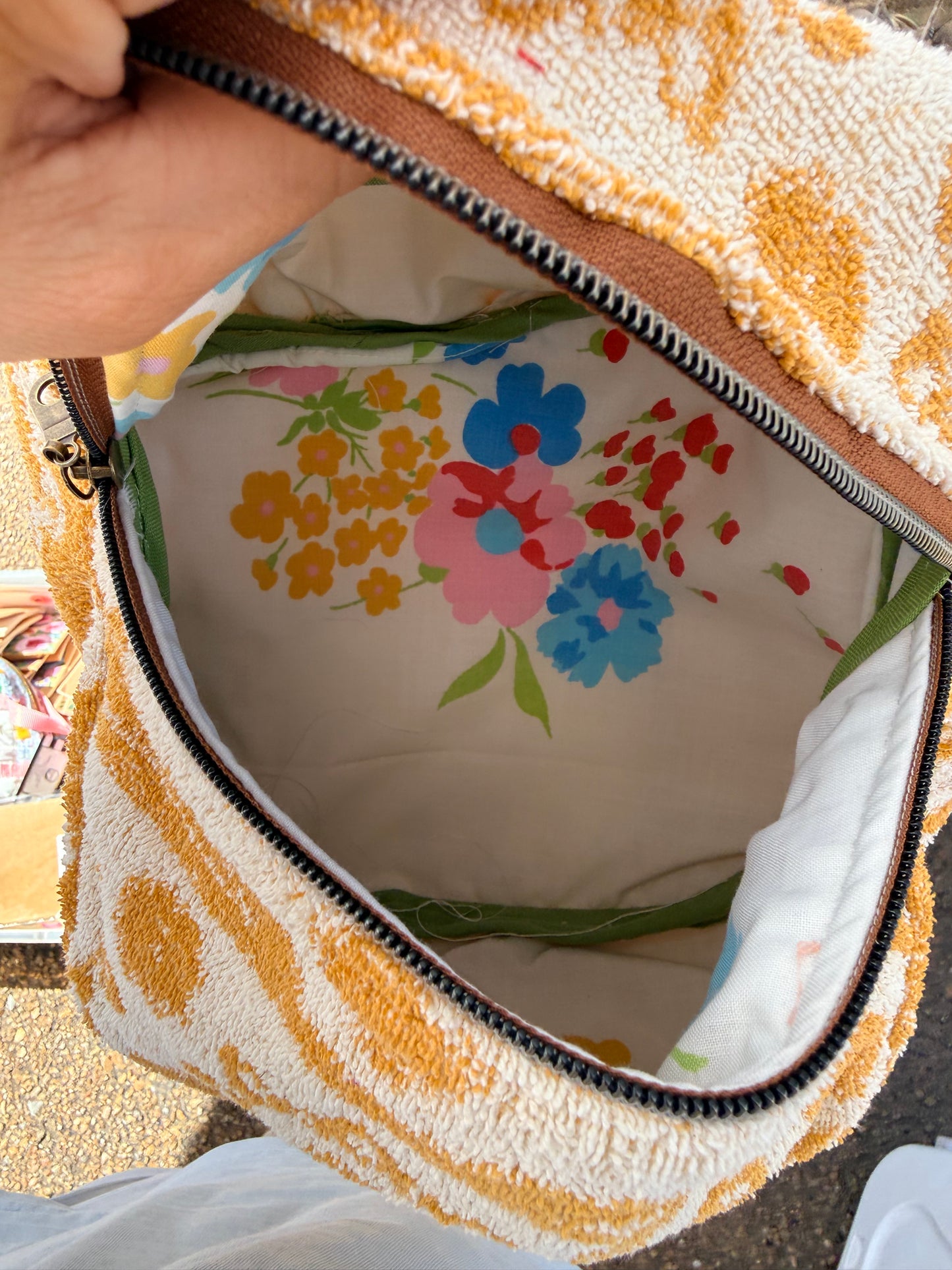 Vintage Towel Big Crossbody