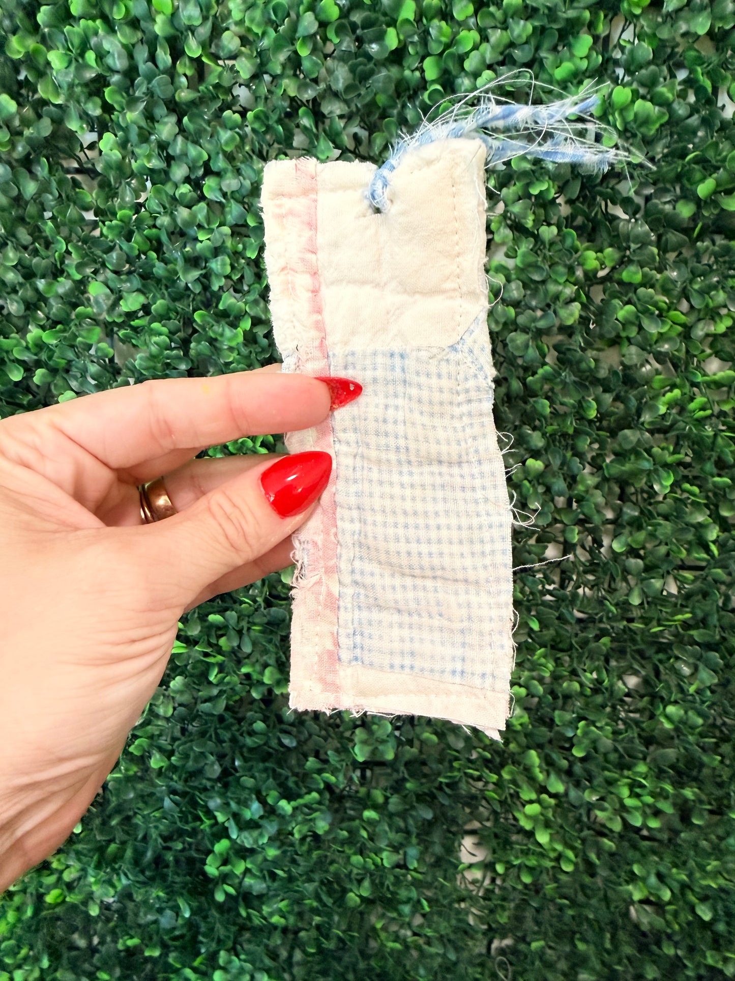 Vintage Quilt Bookmark- 20