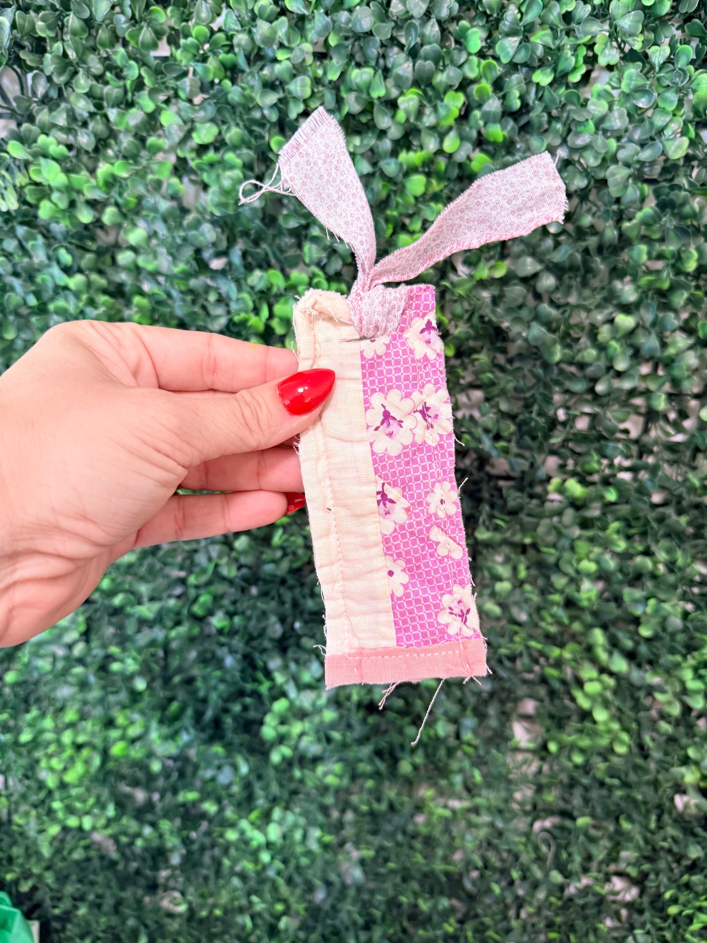 Vintage Quilt Bookmark- 6