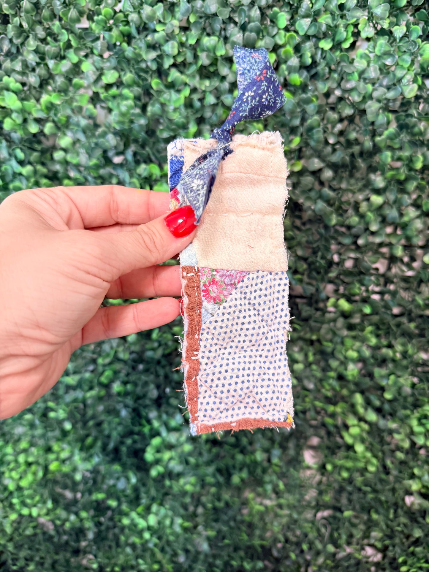 Vintage Quilt Bookmark- 2