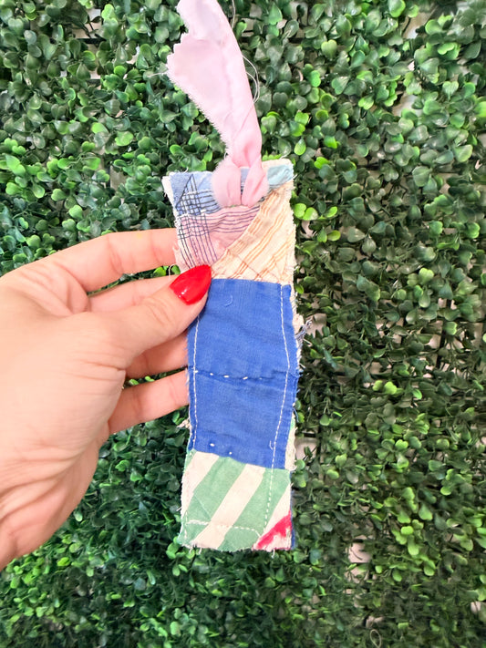 Vintage Quilt Bookmark- 8
