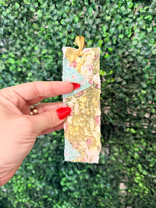 Vintage Quilt Bookmark- 1