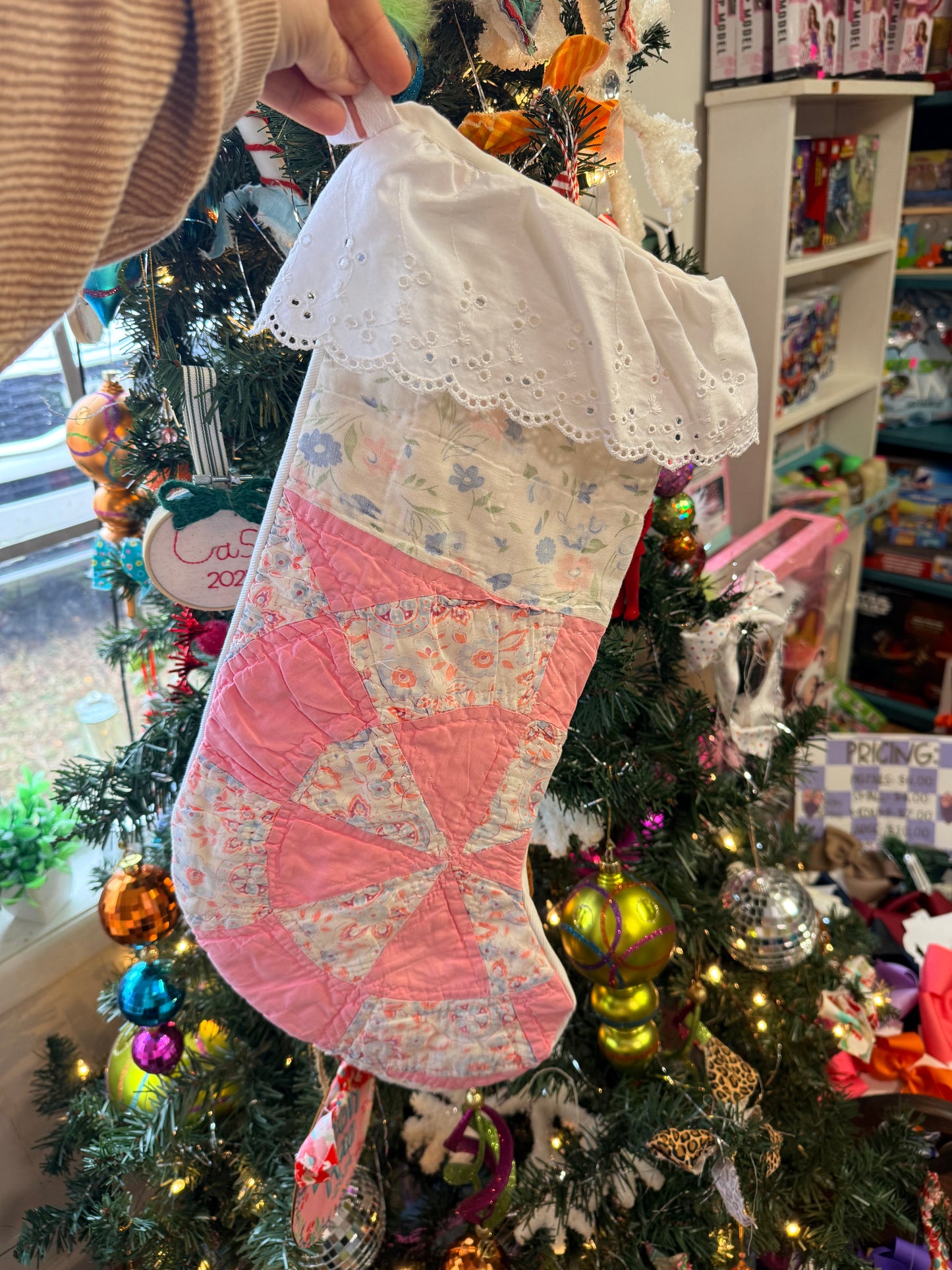 Vintage Quilt Stocking 39