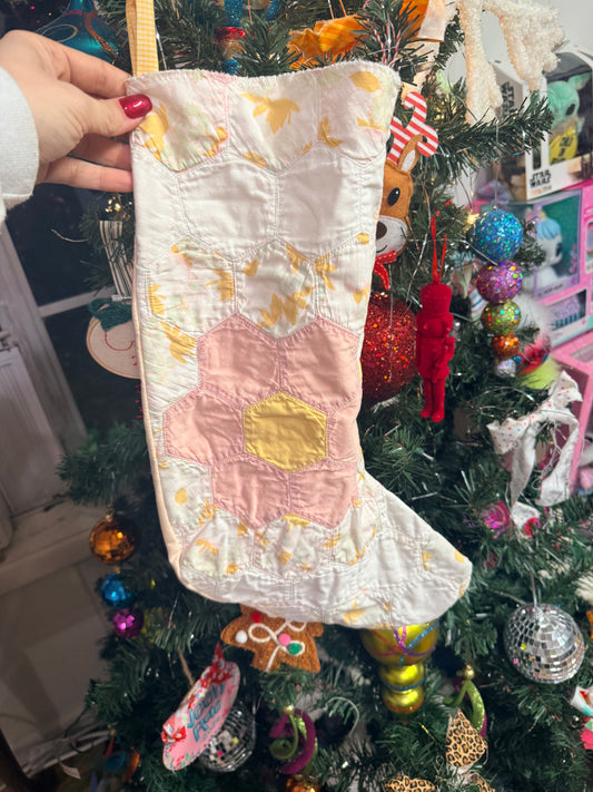 Vintage Quilt Stocking 76