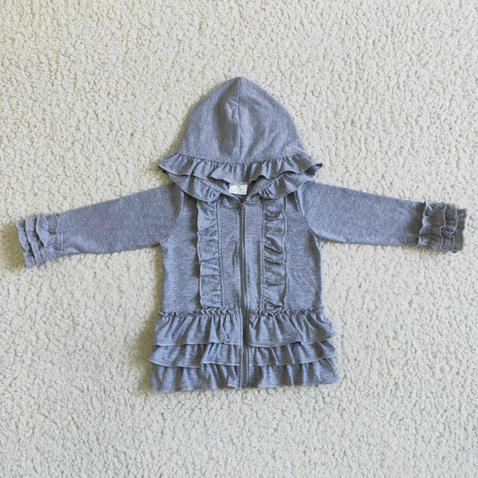 GT0015 grey RUFFLE JACKET