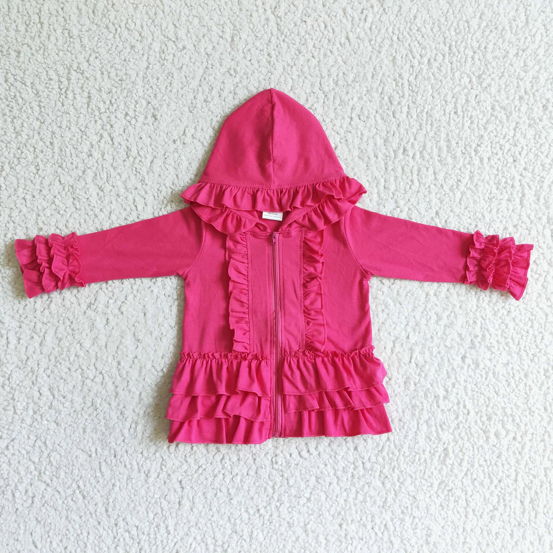 GT0020 HOT PINK RUFFLE JACKET