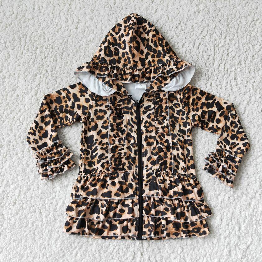 LEOPARD RUFFLE JACKET