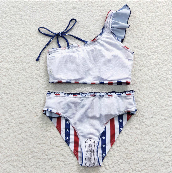 S0042 Girls patriotic 2pc