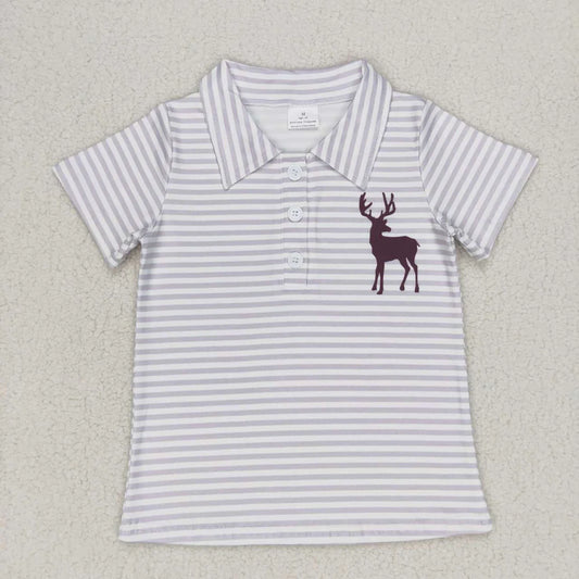 BT0337 deer pocket gray stripe