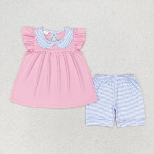 GSSO1064 Essential Short Set Pink and Blue