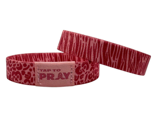Tap To Pray™ Wristbands - Safari Rose