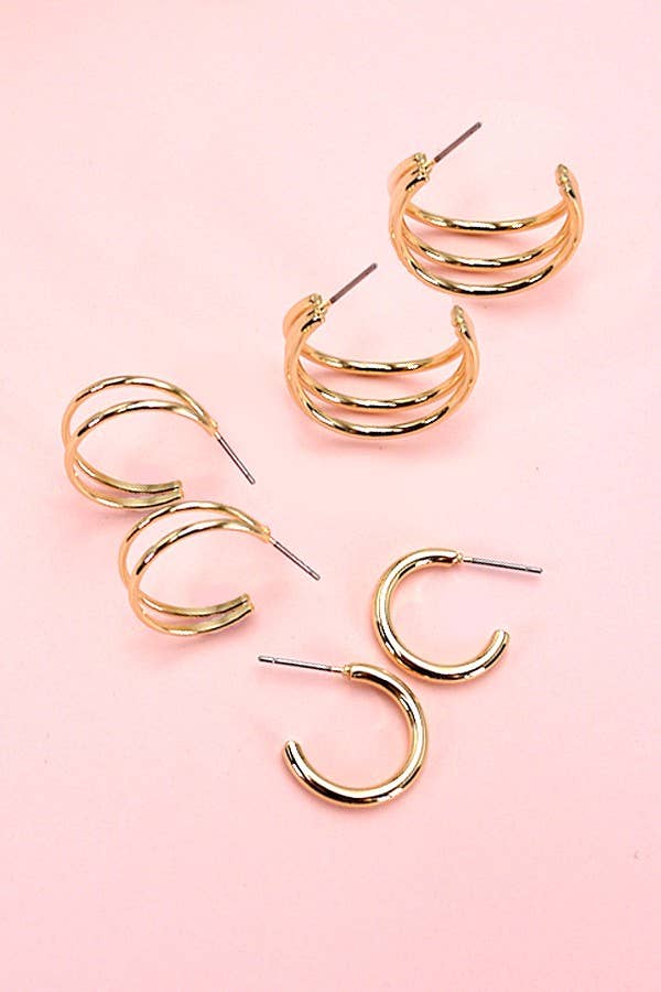 SINGLE DOUBLE TRIPLE WIRE HOOP SET | 31E24041