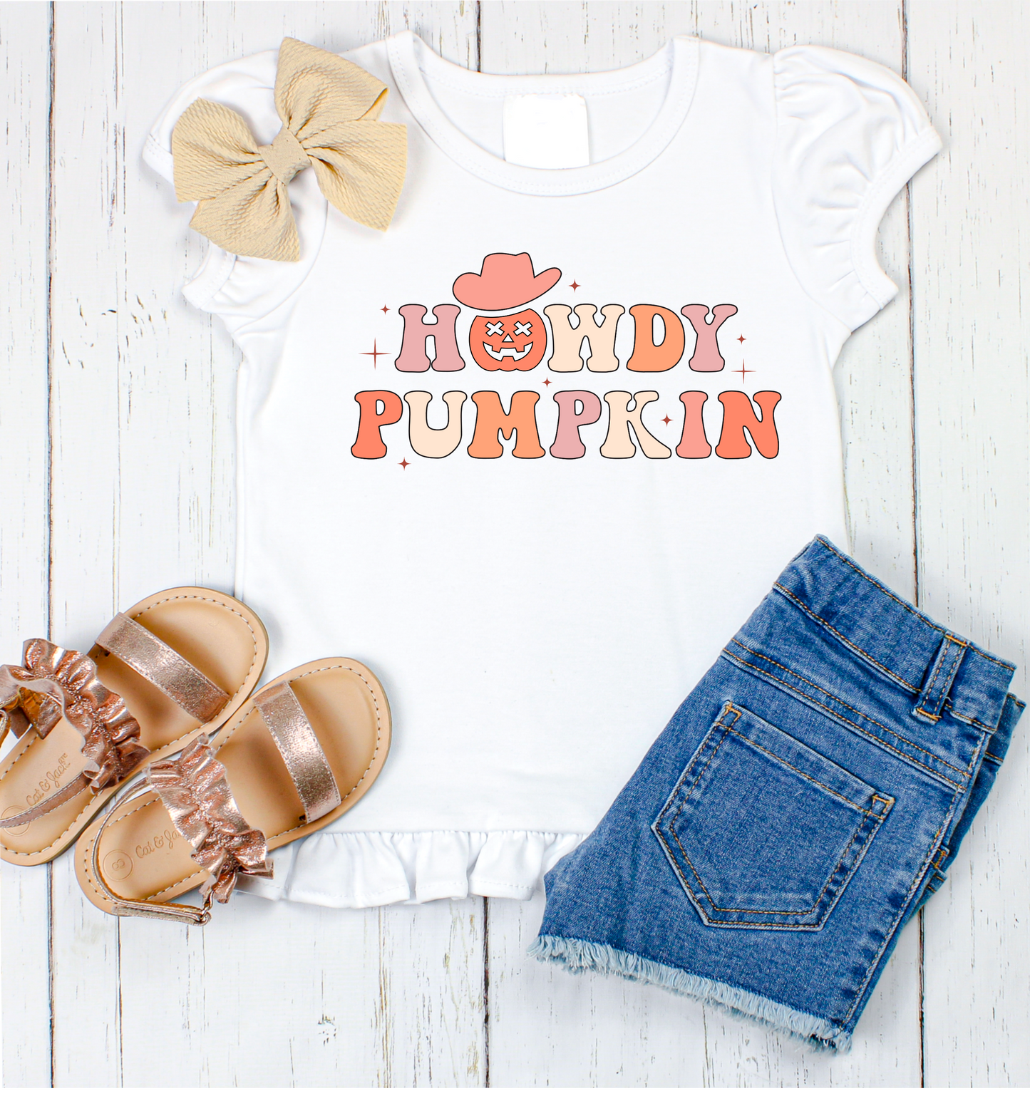 Howdy Pumpkin version2 Sub Shirt Girl