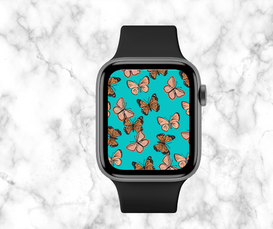 Butterfly Blue Watchface