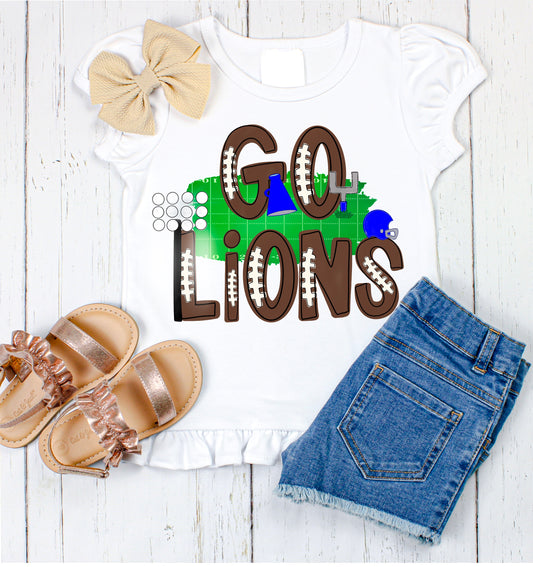 Go lions (2)  Sub Shirt Girl