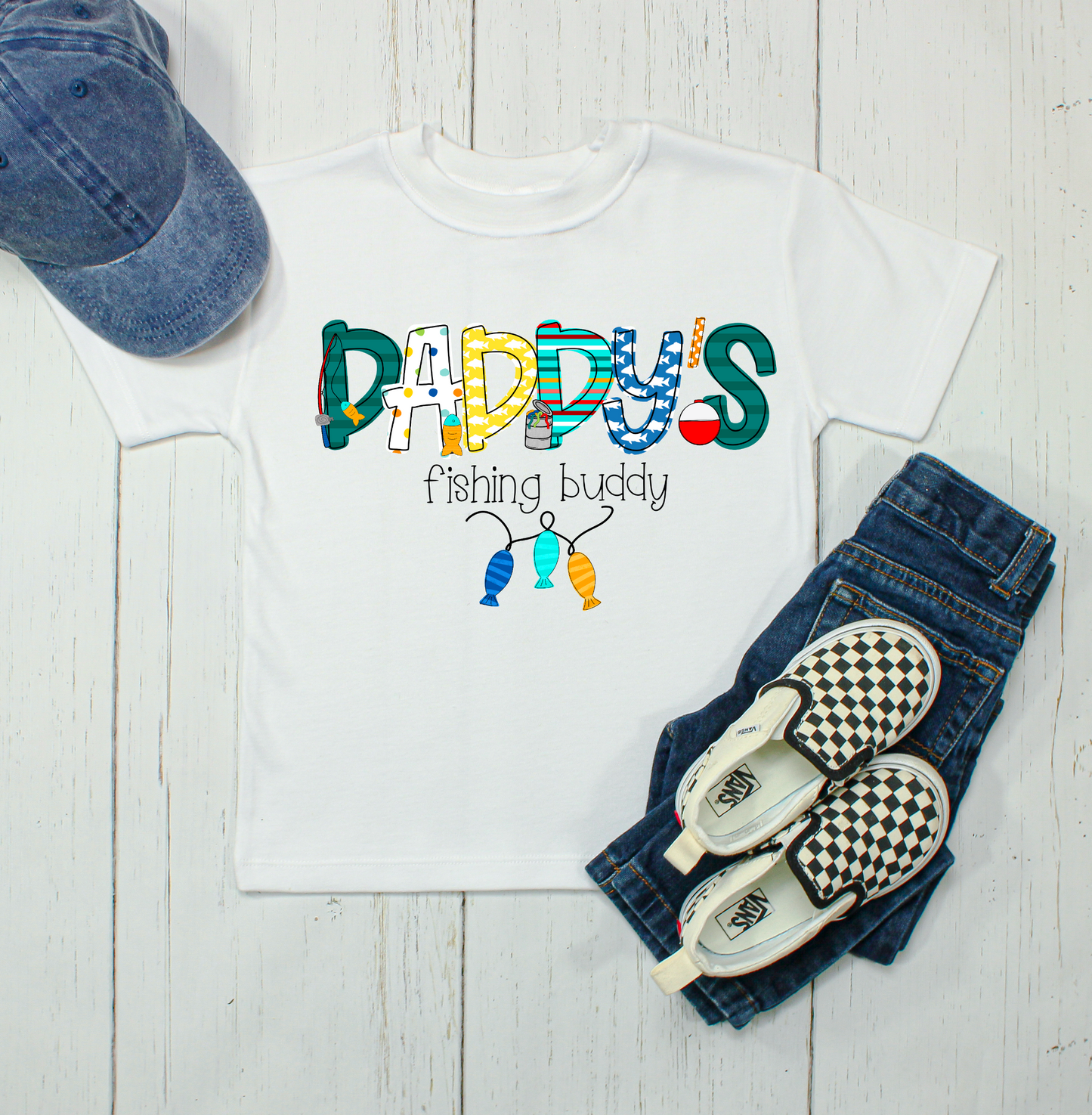 Daddy’s fishing buddy sub shirt